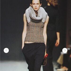 Miu miu fw 2003 cowl neck top